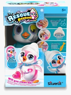 Silverlit Interaktivt Legetøj-Rescue Interaktiv Pingvin, Blå