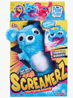 Interaktivt Legetøj|SimbaToys Simba Toys ScreamerZ Bamse Bjørn 30 cm Blå