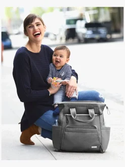 Pusletasker|SkipHop Skip Hop Mainframe Rygsæk, Charcoal Grå