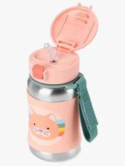 Spisetid|SkipHop Skip Hop Zoo Drikkedunk Kat, Lyserød Lyserød