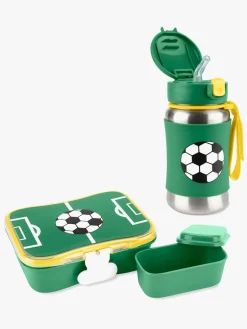 Spisetid|SkipHop Skip Hop Spark Style Madkasse og Flaske Fodbold, Grøn