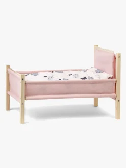 Skrllan Dukker & Bamser-Skrållan Dukketilbehør Seng, Lyserød