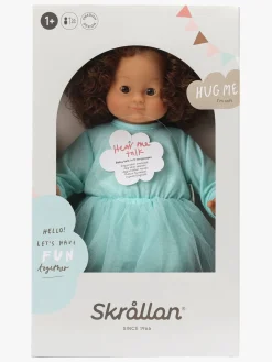 Dukker & Bamser|Skrllan Skrållan Lillan Taledukke Mørkt Hår 36 cm Flerfarvet