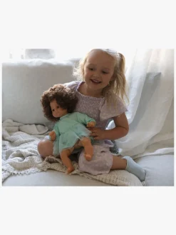 Dukker & Bamser|Skrllan Skrållan Lillan Taledukke Mørkt Hår 36 cm Flerfarvet