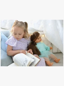 Dukker & Bamser|Skrllan Skrållan Taledukke Mørkt Hår 45 cm Flerfarvet