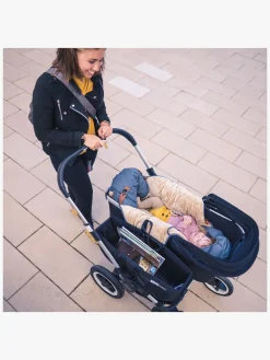 Sleepbag Køreposer-Mini Vinterkørepose, Midnight Petrol/Brown