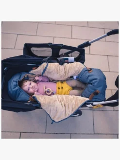 Køreposer|Sleepbag Mini Vinterkørepose, Grey Mélange/Brown Grå