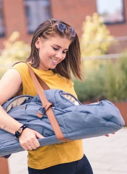 Køreposer|Sleepbag Tilbehørspakke, Grey Mélange/Brown Grå