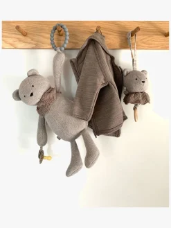 Smallstuff Dukker & Bamser-Aktivitetslegetøj Bjørn, Sandy/Grey