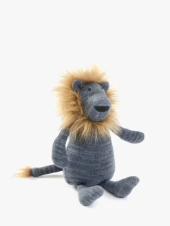 Smallstuff Dukker & Bamser-Løve med Blød Manke, Blå