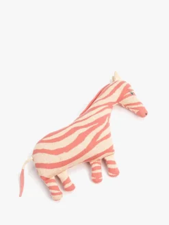 Interiør|Smallstuff Zebra Pude, Bubblegum Lyserød/Hvid