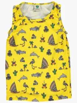 Uv & Strand|Smfolk Småfolk Top, Yellow Gul