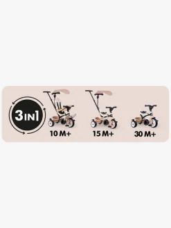 Cykler|Smoby Baby Balade Trehjulet Cykel Plus, Beige