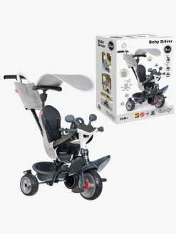 Smoby Cykler-Baby Driver Trehjulet Cykel Plus, Grå