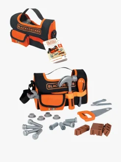 Rolleleg|Smoby BLACK+DECKER Værktøjstaske i Stof 21 Dele