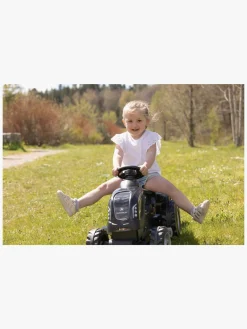 Pedal- & Gåbiler|Smoby  Farmer Traktor XL + Trailer, Sort Grå/Sort