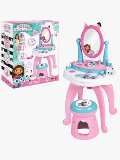 Smoby Rolleleg-Gabby's Dollhouse 2-i-1 Sminkebord med Skammel