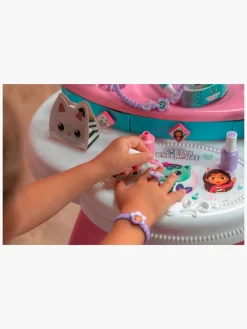 Smoby Rolleleg-Gabby's Dollhouse 2-i-1 Sminkebord med Skammel