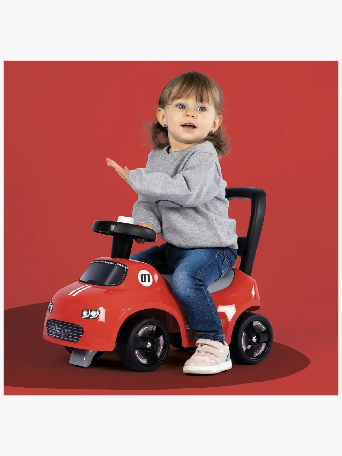 Pedal- & Gåbiler|Smoby Gåbil, Rød Rød