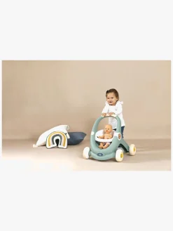 Smoby Pedal- & Gåbiler-Gåvogn 3-in-1