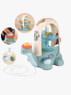 Smoby Babylegetøj-Little Skildpadde Trækkelegetøj med Rullebane