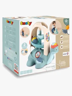 Smoby Babylegetøj-Little Skildpadde Trækkelegetøj med Rullebane