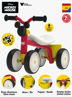 Pedal- & Gåbiler|Smoby Mickey Rookie Gåcykel