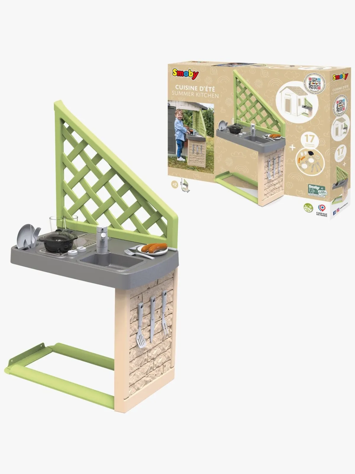 Udeleg|Smoby Sommer Køkkensæt