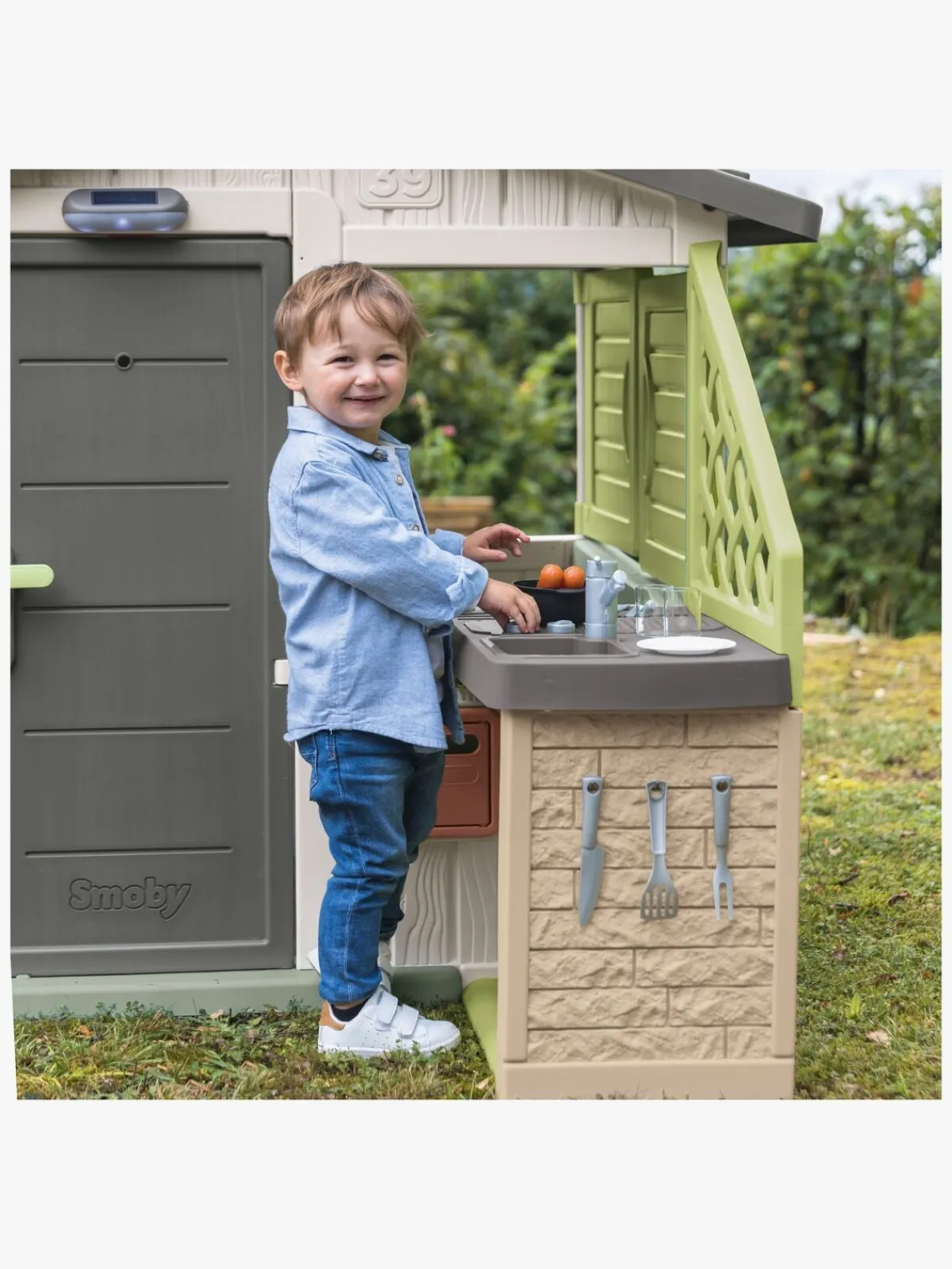 Udeleg|Smoby Sommer Køkkensæt