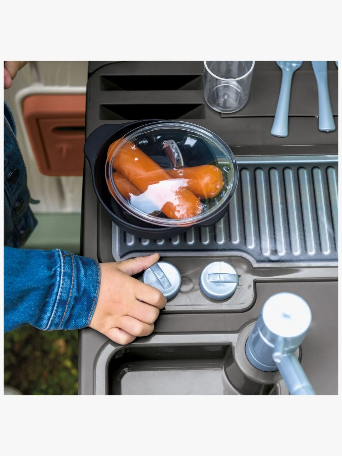 Udeleg|Smoby Sommer Køkkensæt