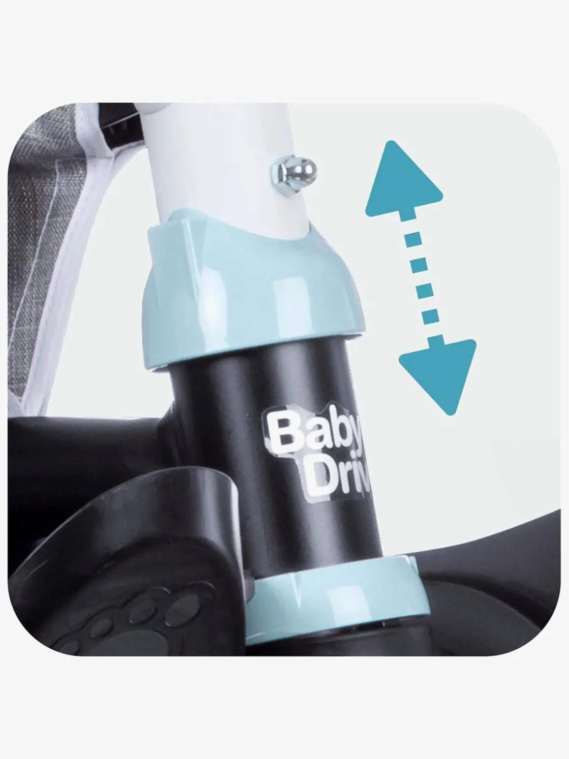 Cykler|Smoby Trehjulet Cykel Baby Driver Plus, Blå