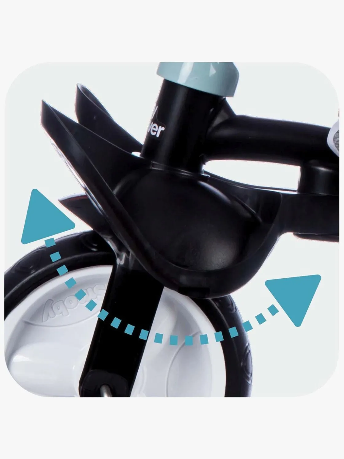 Cykler|Smoby Trehjulet Cykel Baby Driver Plus, Blå