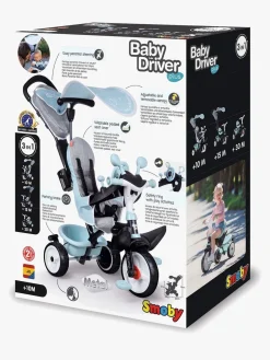 Cykler|Smoby Trehjulet Cykel Baby Driver Plus, Blå