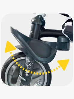 Cykler|Smoby Trehjulet Cykel Baby Driver Plus, Grå