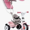 Cykler|Smoby Trehjulet Cykel Baby Balade Plus, Lyserød
