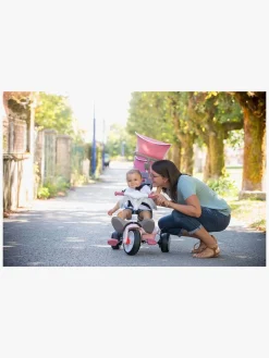 Cykler|Smoby Trehjulet Cykel Baby Balade Plus, Lyserød