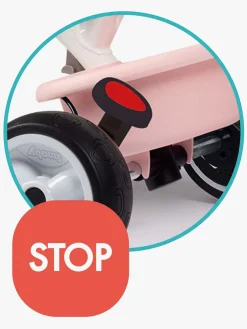 Cykler|Smoby Trehjulet Cykel Baby Balade Plus, Lyserød