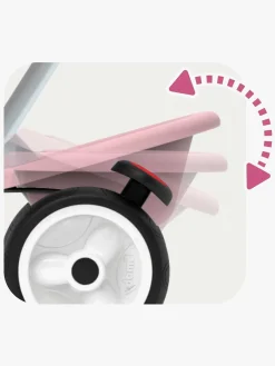 Cykler|Smoby Trehjulet Cykel Baby Balade Plus, Lyserød