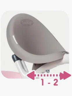 Cykler|Smoby Trehjulet Cykel Baby Balade Plus, Lyserød