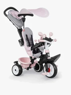 Cykler|Smoby Trehjulet Cykel Baby Driver Plus, Pink