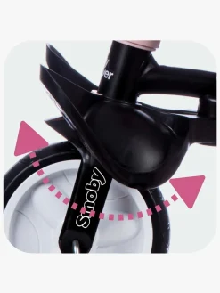 Cykler|Smoby Trehjulet Cykel Baby Driver Plus, Pink