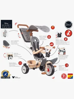 Smoby Cykler-Trehjulet Cykel Baby Balade Plus Mickey Mouse