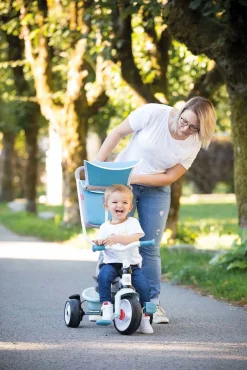 Cykler|Smoby Trehjulet Cykel Baby Balade Plus, Blå
