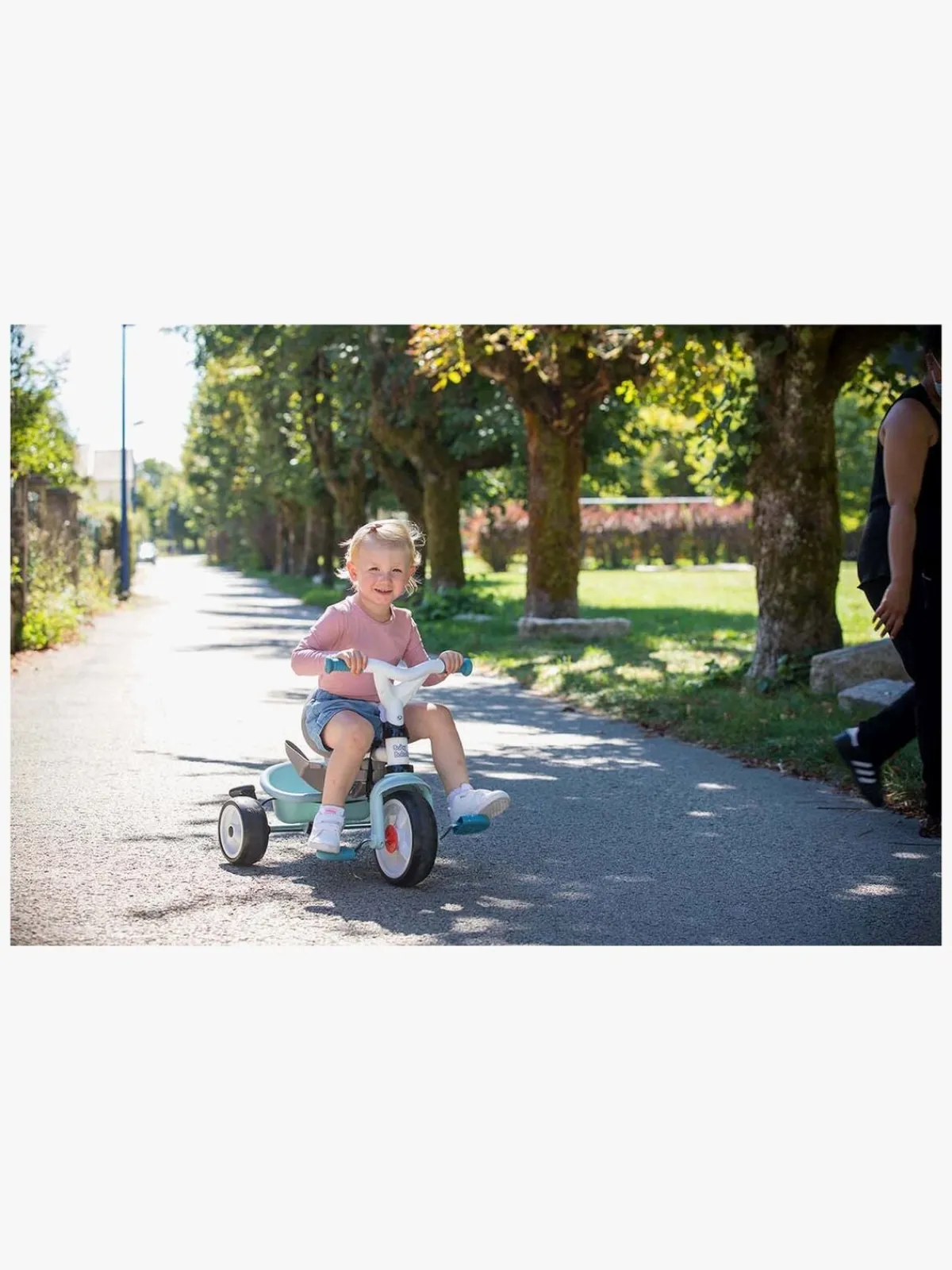 Cykler|Smoby Trehjulet Cykel Baby Balade Plus, Blå