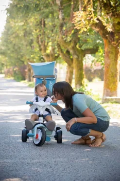 Cykler|Smoby Trehjulet Cykel Baby Balade Plus, Blå