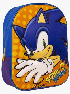 Tasker|Sonic 3D Rygsæk, Blå/Orange