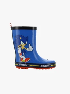 Børn Sonic Gummistøvler-Gummistøvler, Cobalt Blue/Black