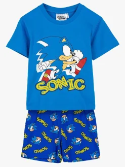 Børn Sonic Nattøj-Pyjamas, Blå