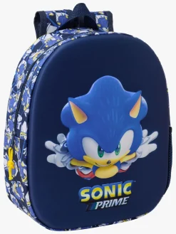 Børn SonicTheHedgehog Tasker-Sonic The Hedgehog 3D Rygsæk 8,5L & Penalhus
