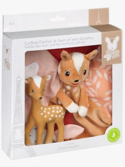 Stofbleer, Nusseklude & Babytæpper|SophietheGiraffe Sophie the Giraffe Dådyr Gavesæt Nusseklud, Brun